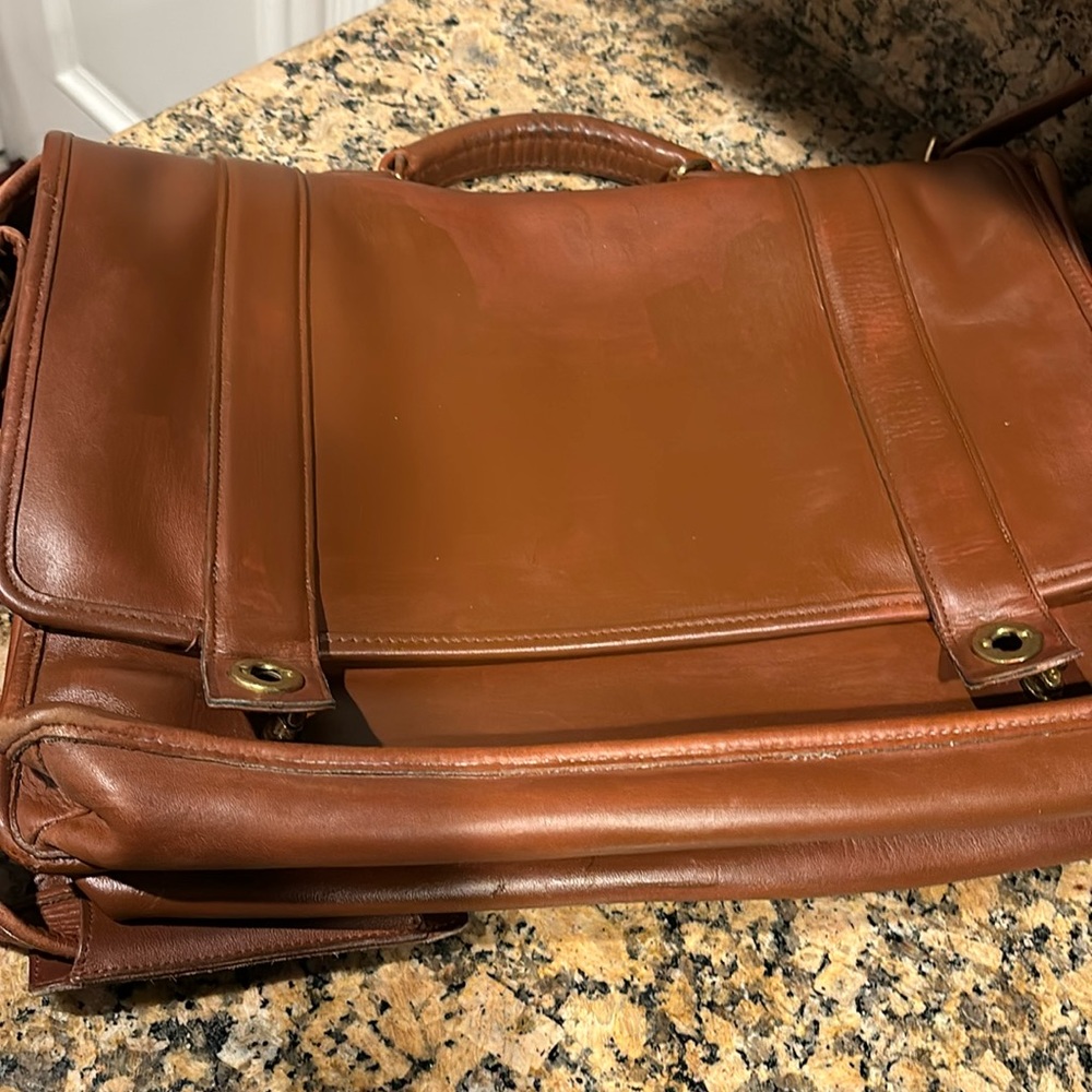 Coach briefcase project piece